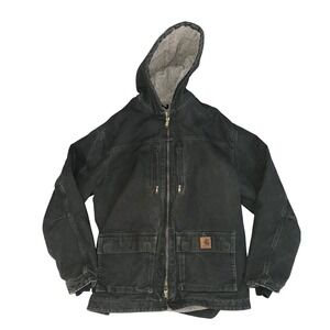 Carhartt Black Hooded Field Jacket